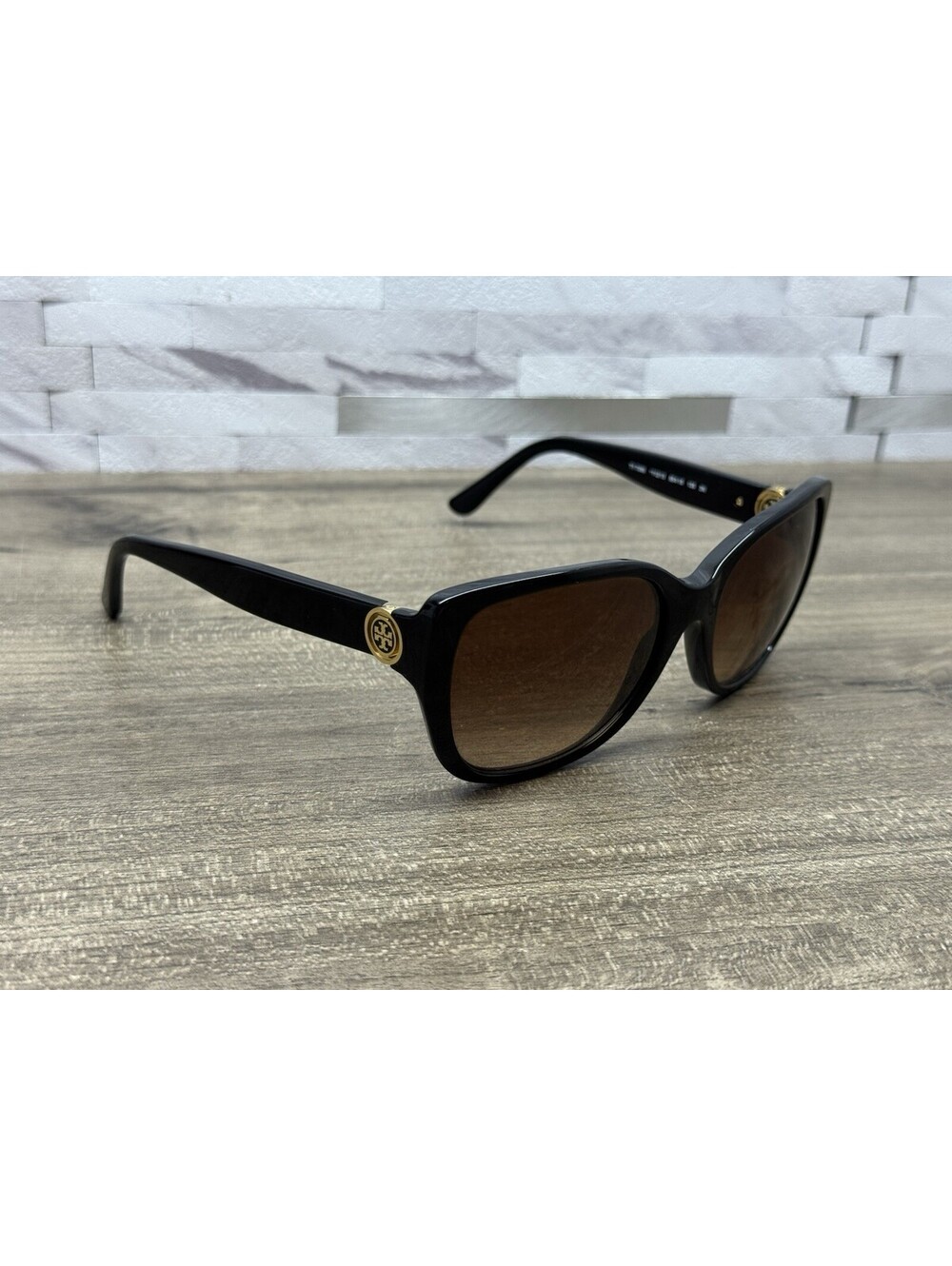 Tory Burch Sunglasses 7086 1312/13 Polished Black Square 55[]18-135 *FRAMES ONLY